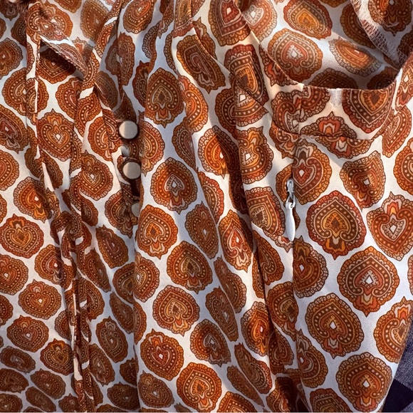 J Crew Ruffled Sleeveless Pattern Top - Picture 4 of 5